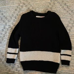 Zara Boys sweater. Size 2-3T. Black and cream
